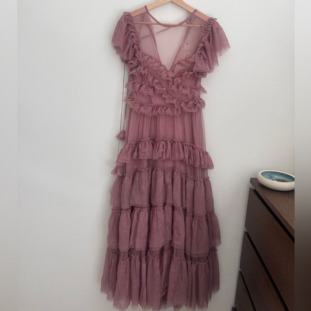 Anthropologie Ruffle Dress NWT